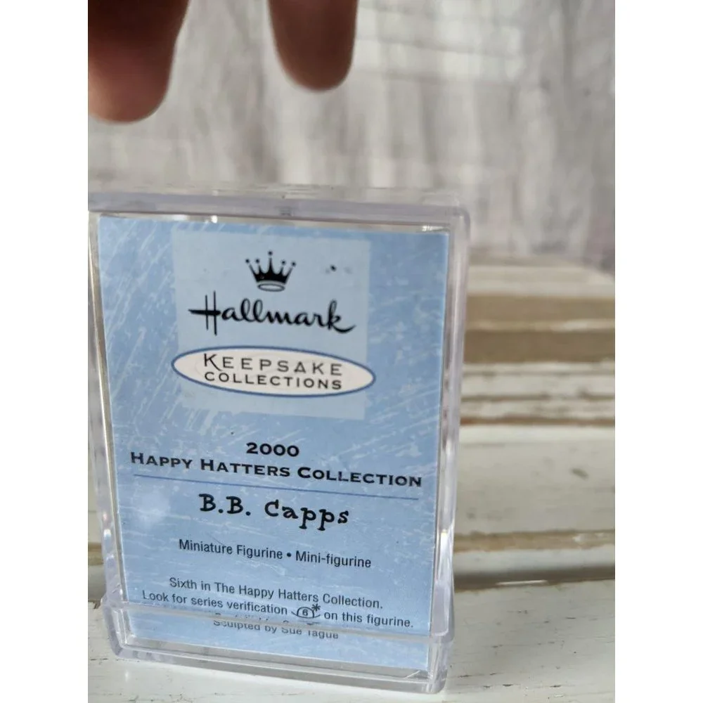 Hallmark‎ BB Capps Happy hatters Collection Miniatu